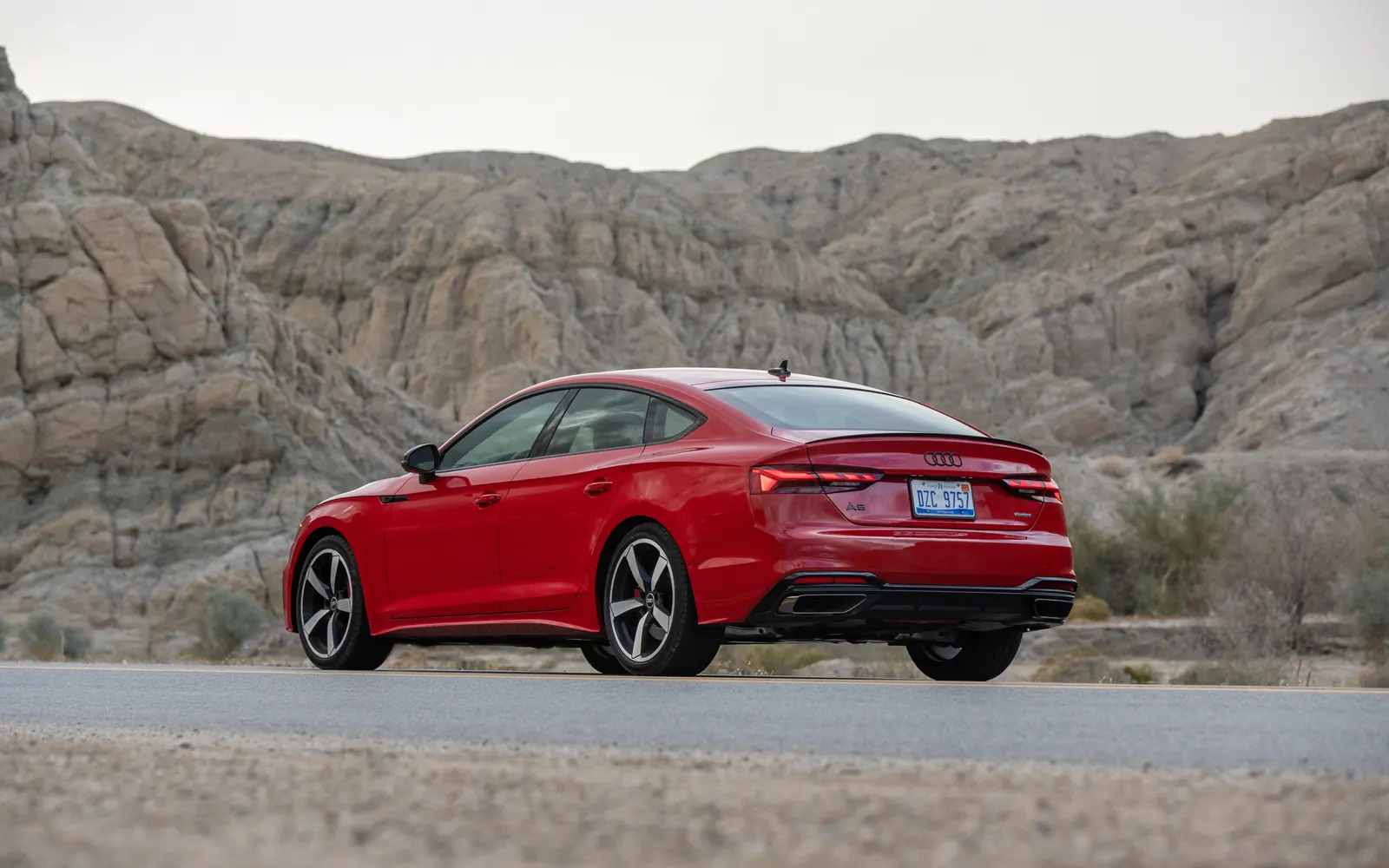 Audi A5 – вид сзади сбоку