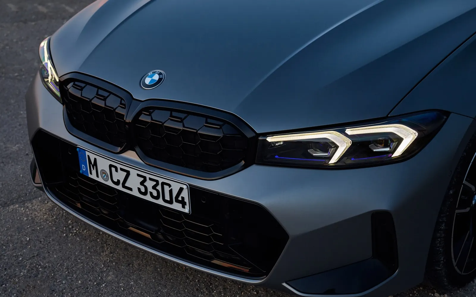 BMW 3 серия (G20) – фара и решётка радиатора
