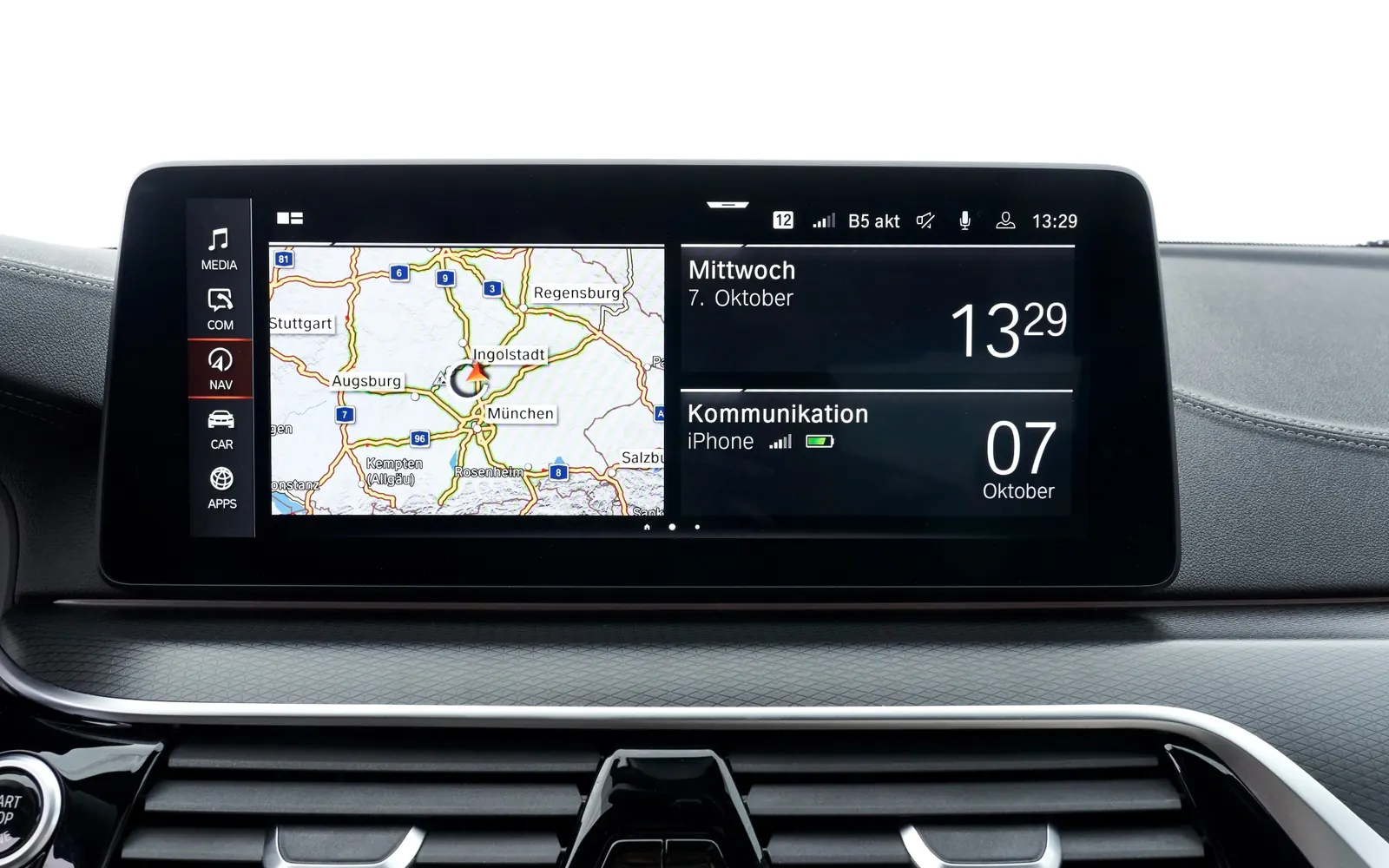 BMW 5 серия (G30) – экран мультимедиа
