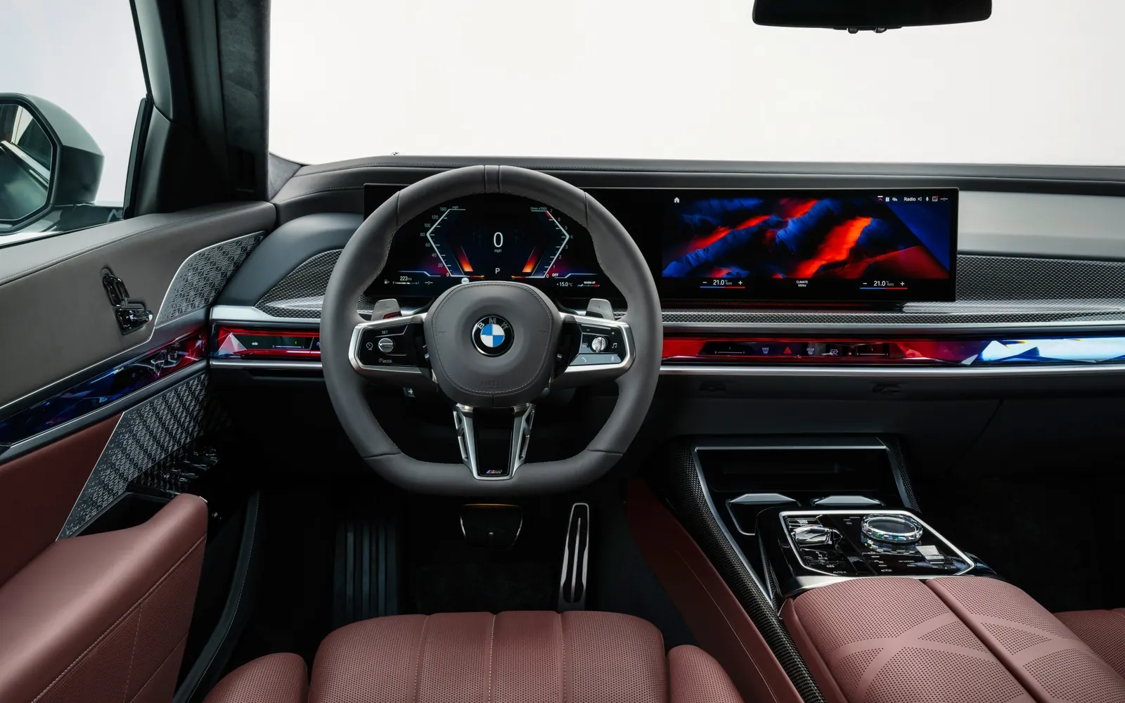 BMW 7 – салон, место водителя