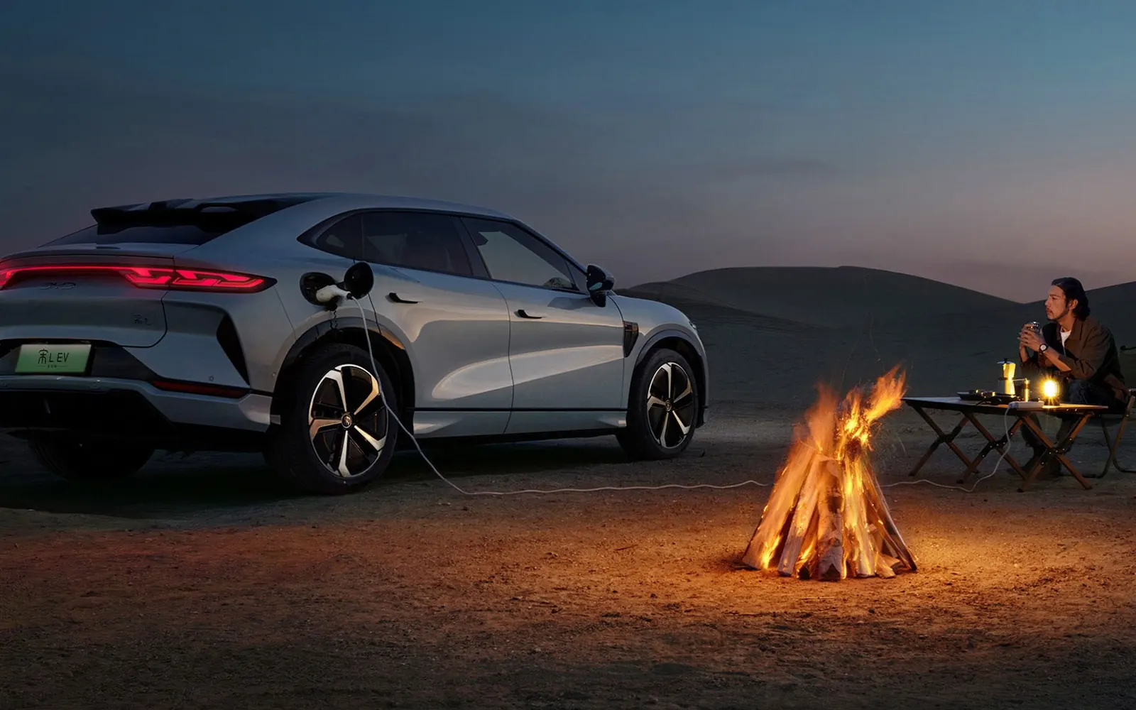 BYD Song L – вид сзади сбоку