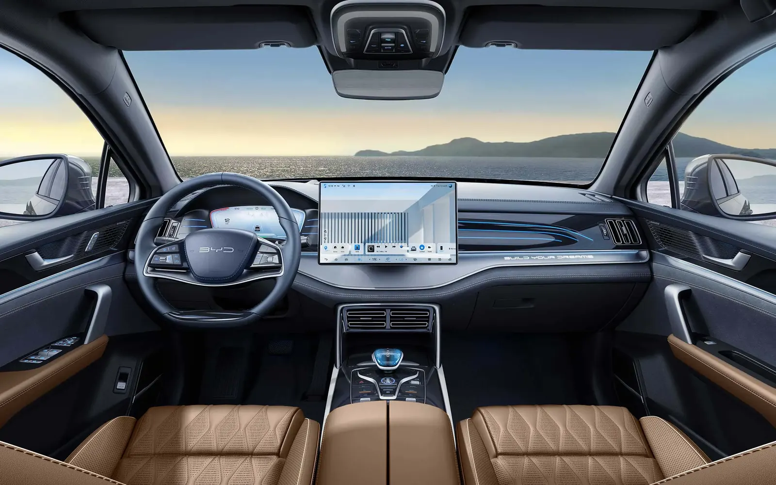 BYD Tang – салон, место водителя