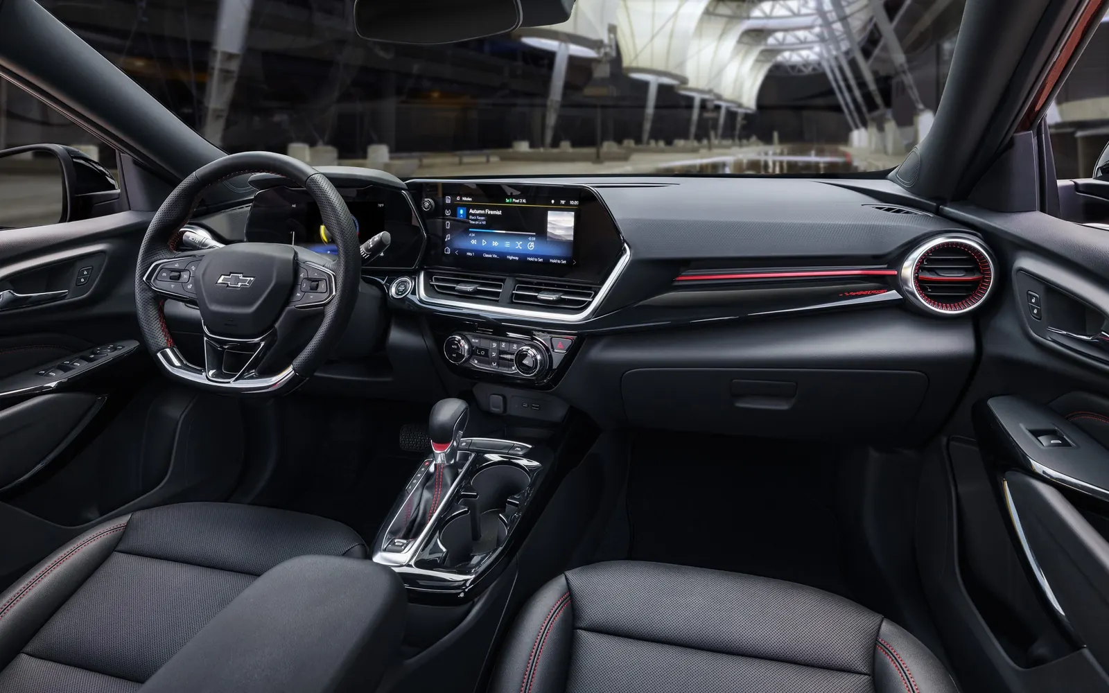 Chevrolet Trax – передняя панель и экран мультимедиа