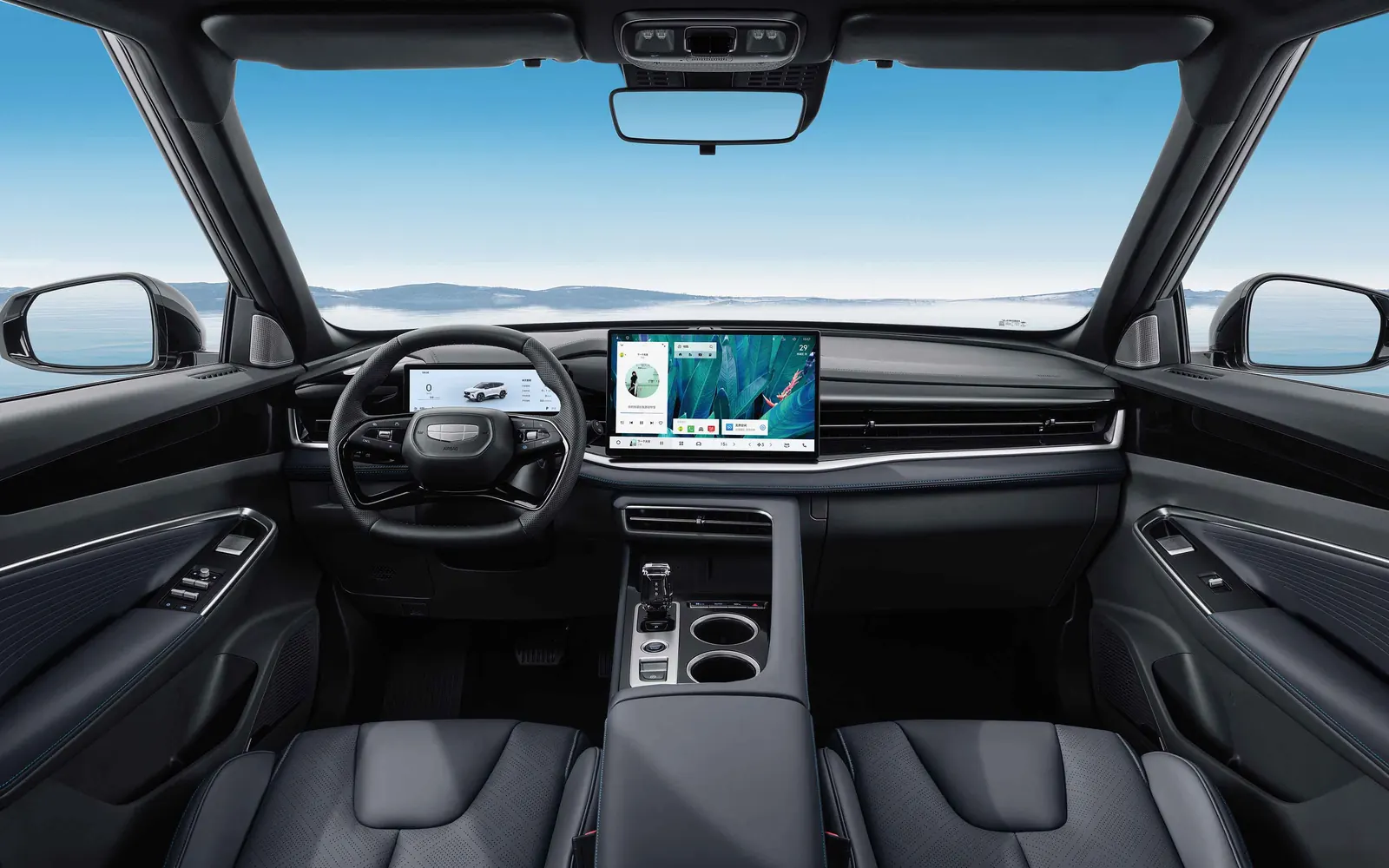 Geely Boyue – салон, место водителя