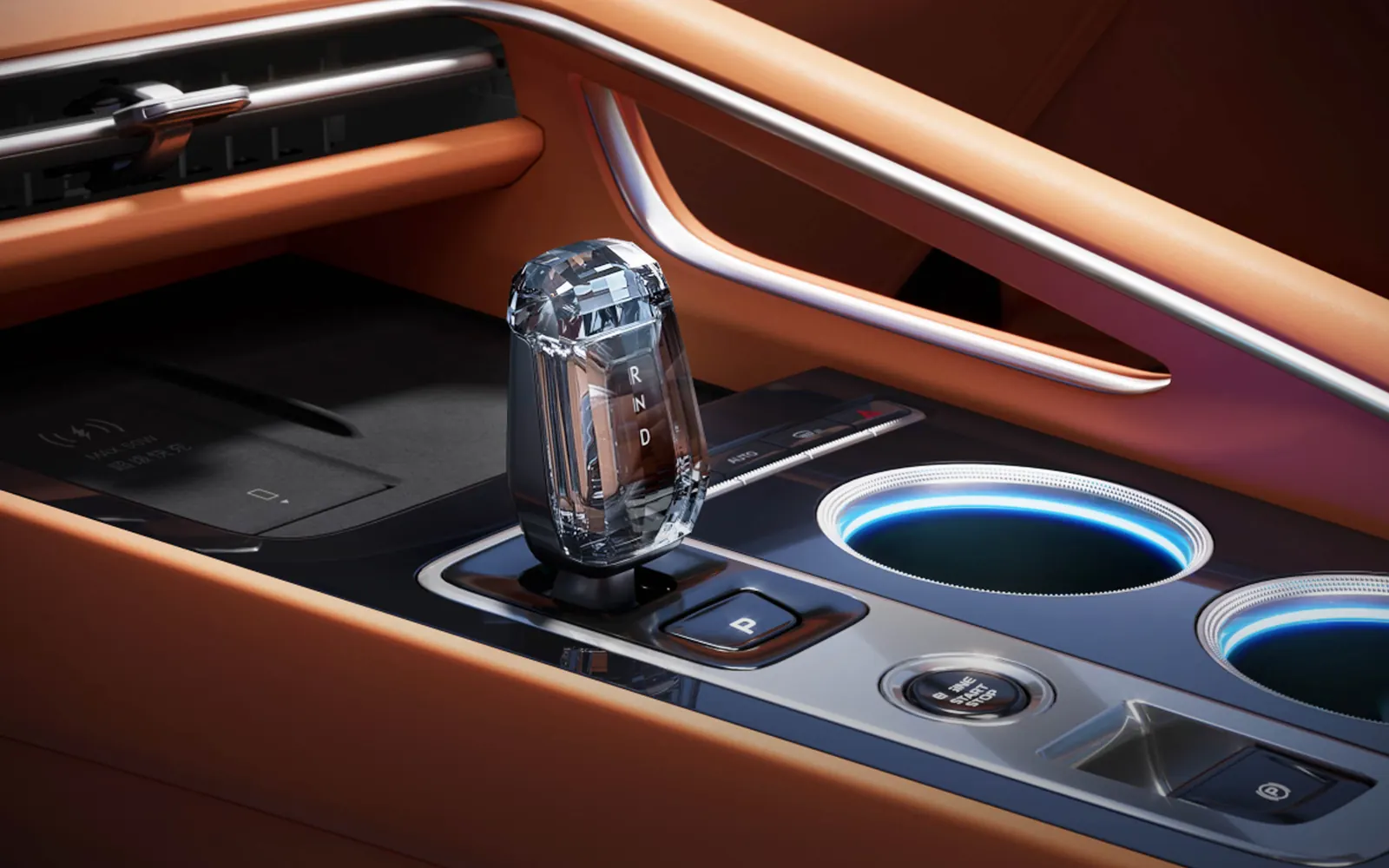Geely Boyue – центральный тоннель и селектор