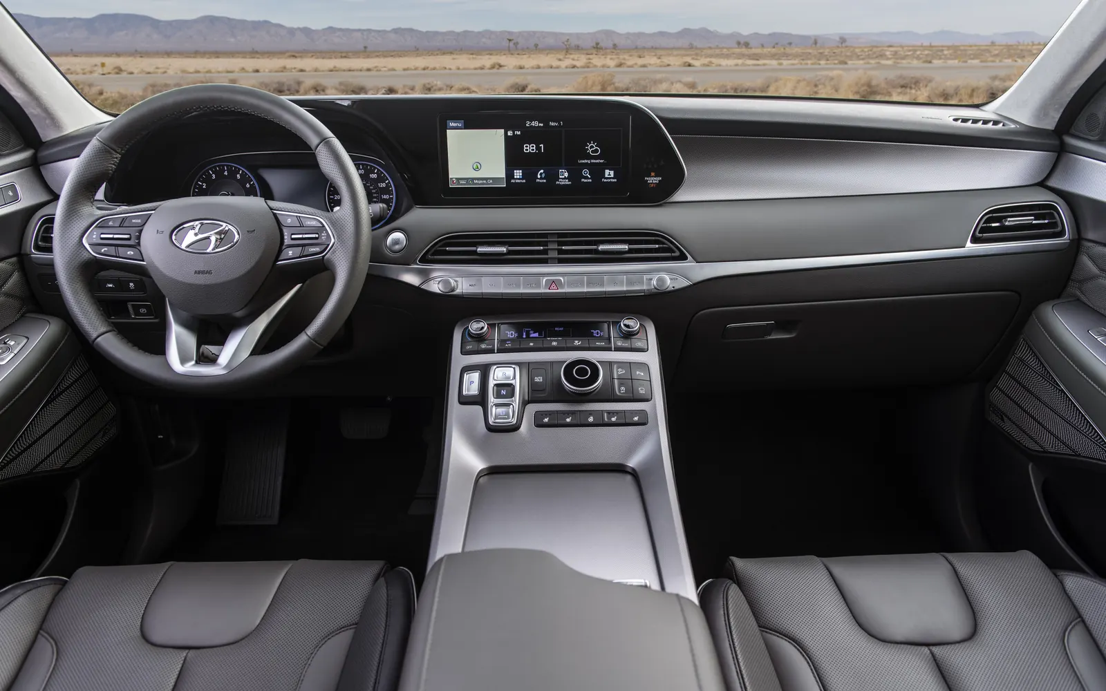 Hyundai Palisade – салон, место водителя