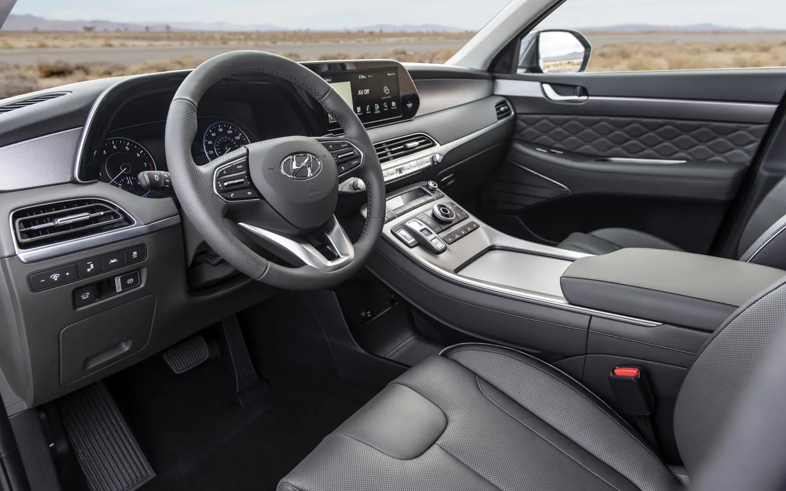 Hyundai Palisade – салон, передний ряд