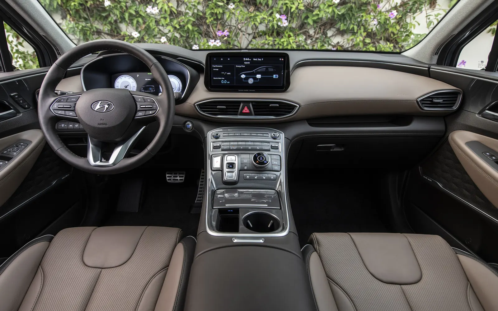 Hyundai Santa Fe TM – салон, место водителя