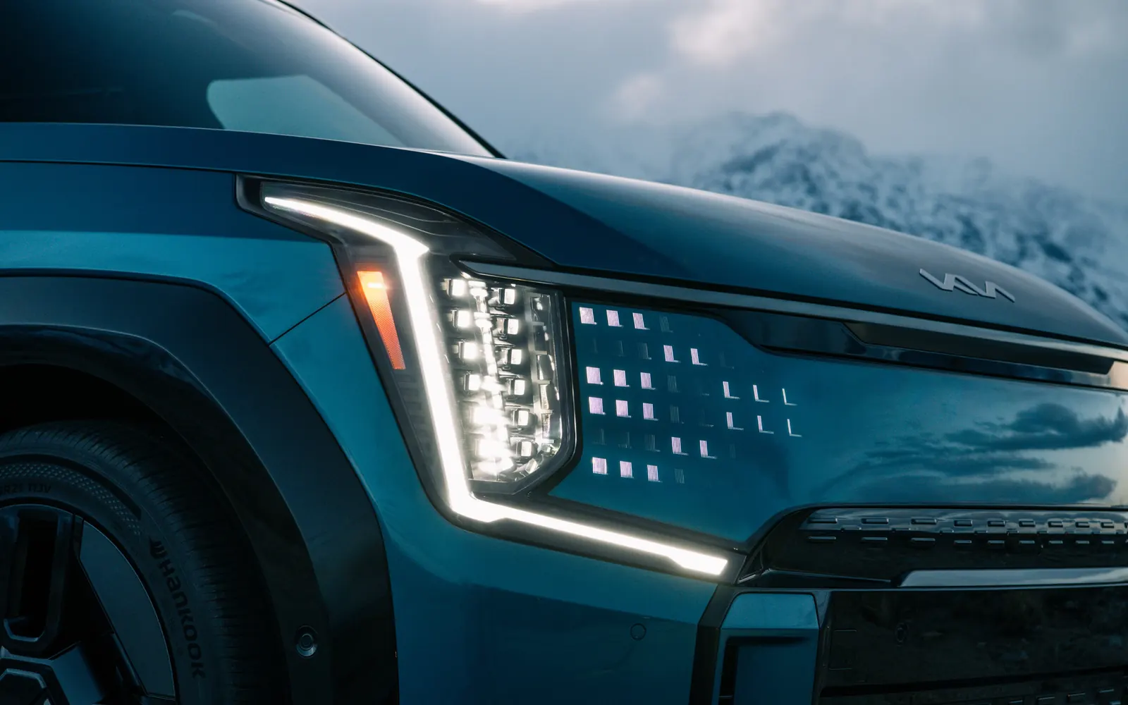 Kia EV9 – фара
