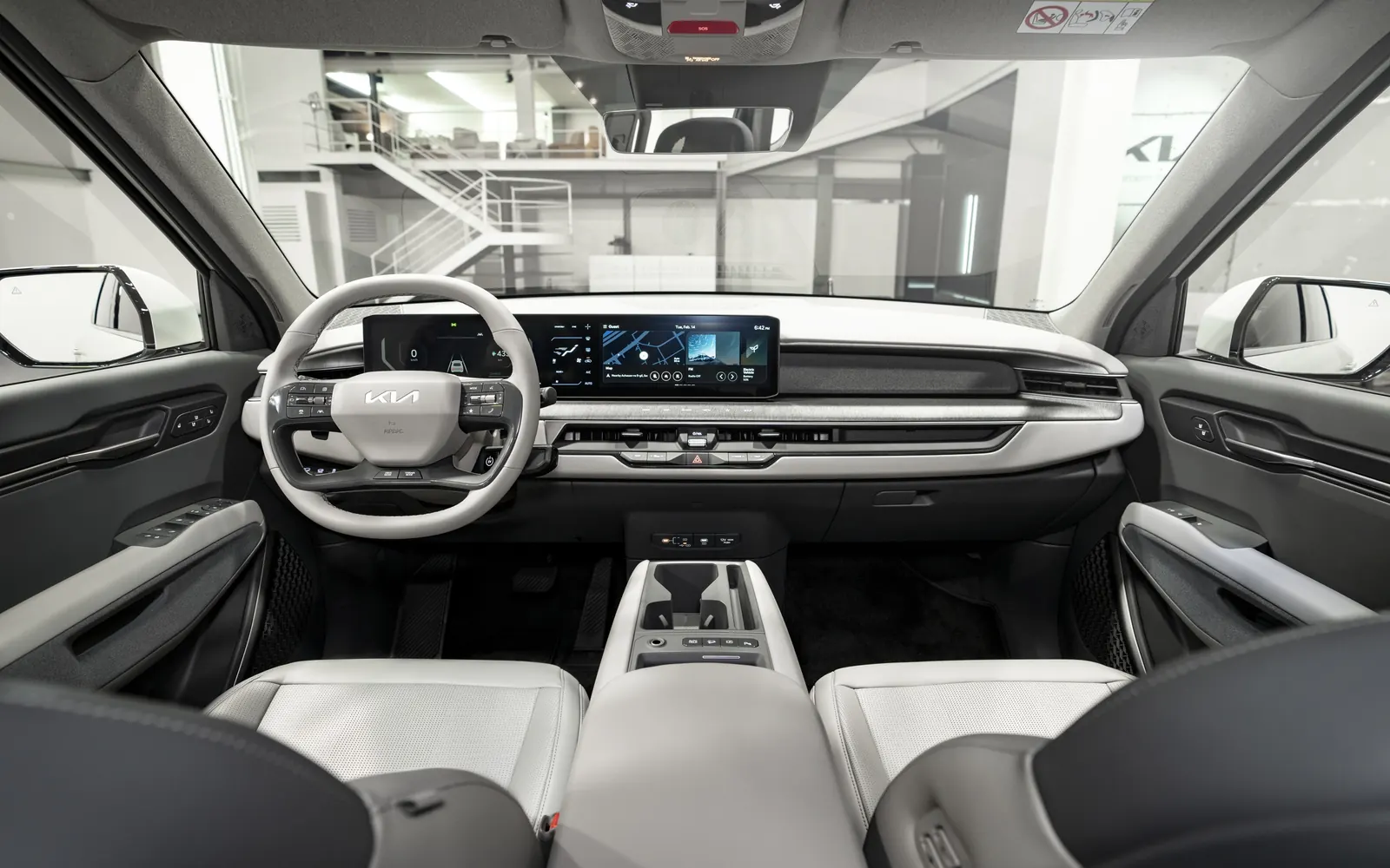 Kia EV9 – салон целиком