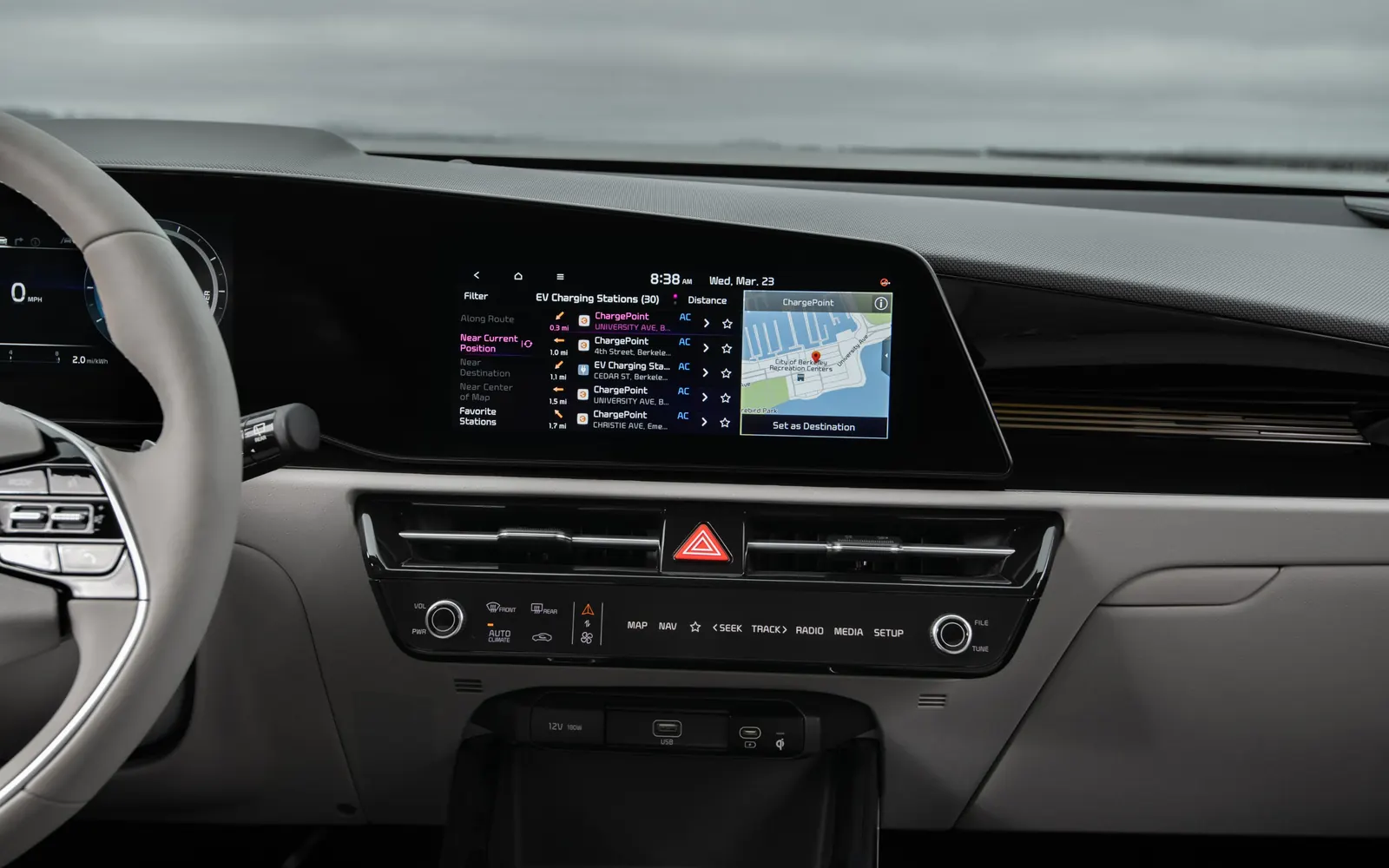 Kia Niro – экран мультимедиа