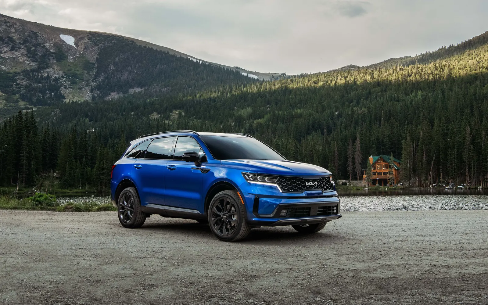 Kia Sorento 4 (MQ4) – вид спереди сбоку
