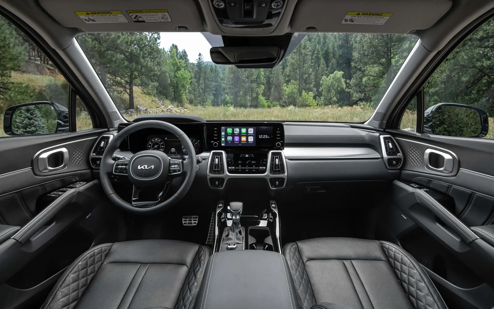 Kia Sorento 4 (MQ4) – панель приборов и экран мультимедиа