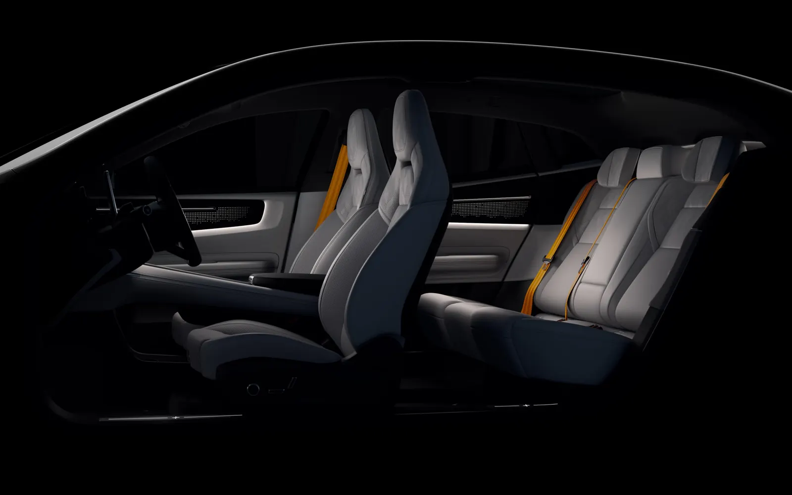 Polestar 4 – кресла салона