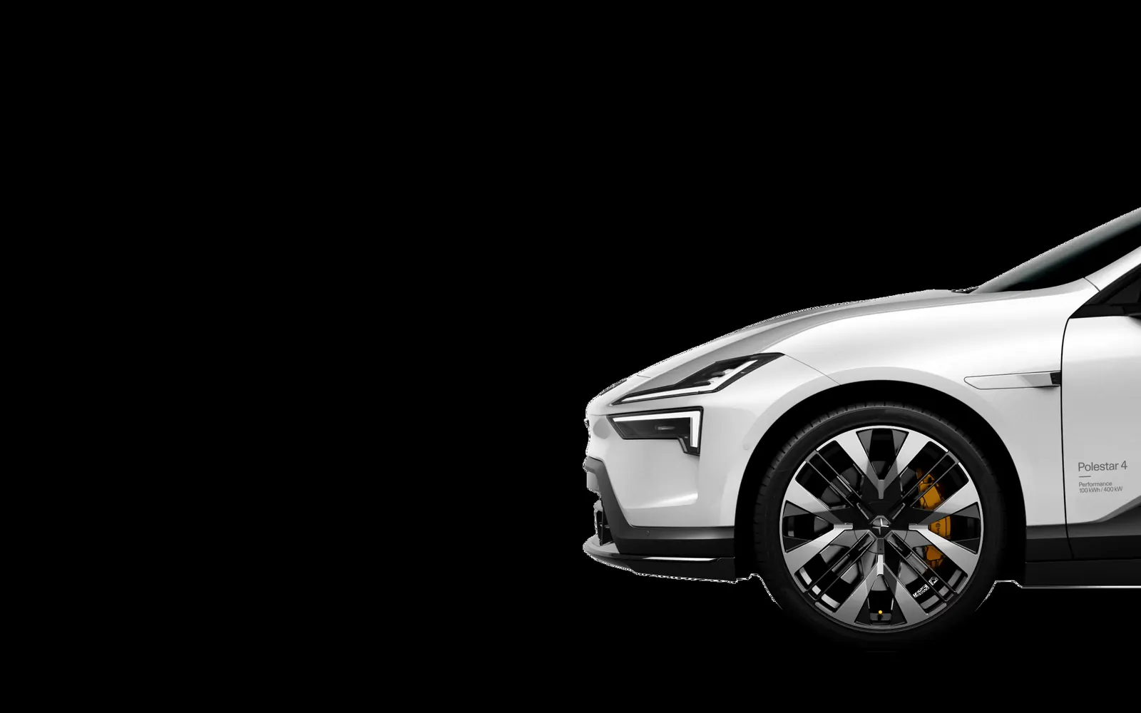 Polestar 4 – передняя часть кузова